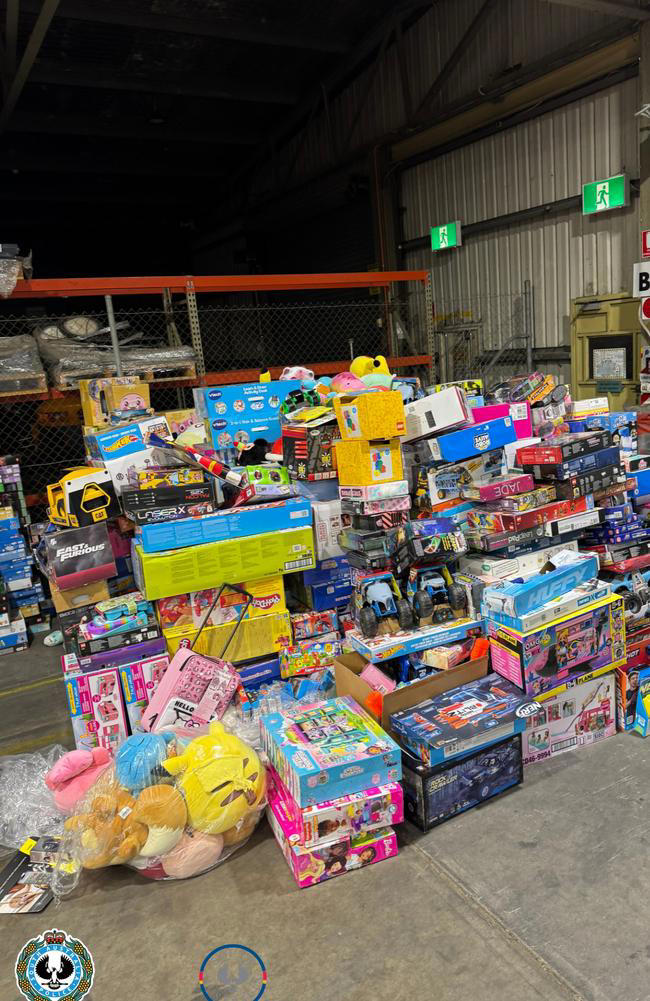 Mum with 15 pallets of stolen Lego in shed