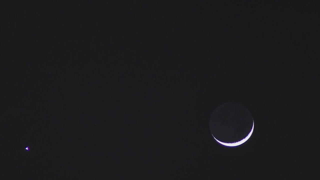 Stunning night sky: Venus, Jupiter, and the moon shine bright over Atlanta