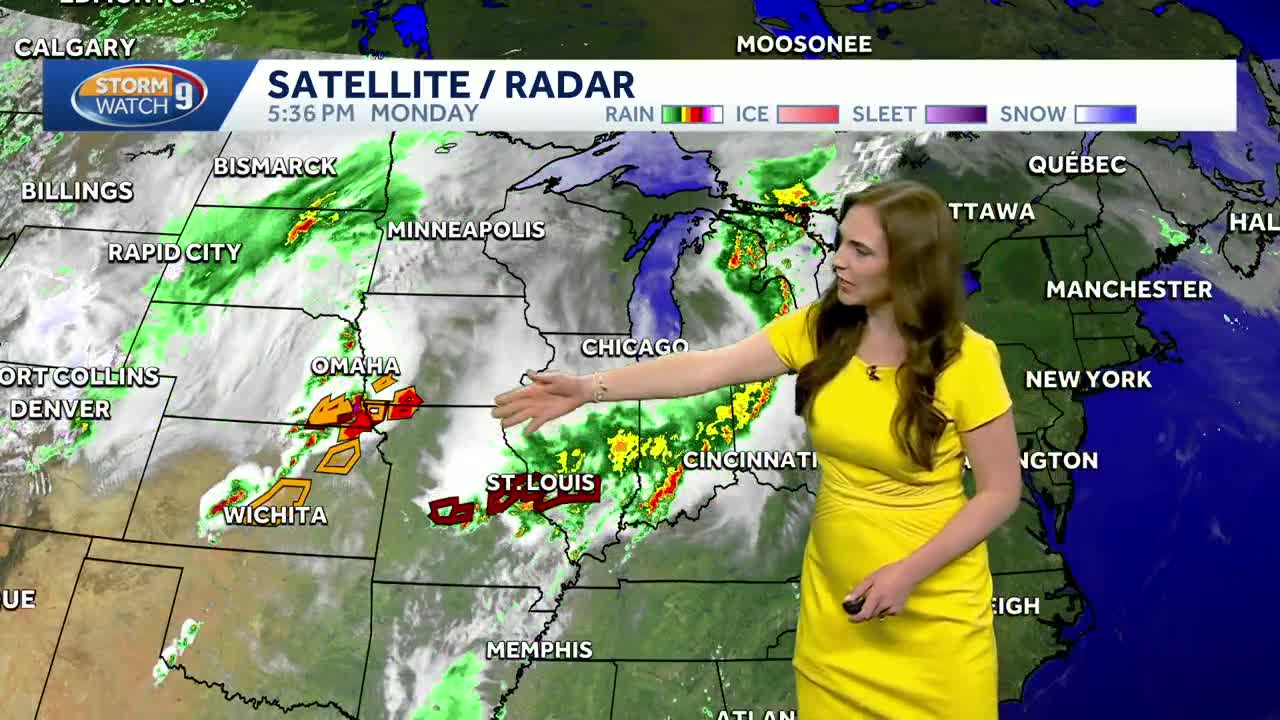 Video: Hot, humid day ahead with possible storms