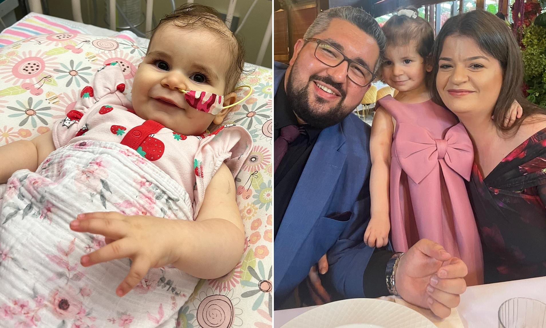 While bathing baby Ayla, Abigail felt a lump on her head. What followed ...