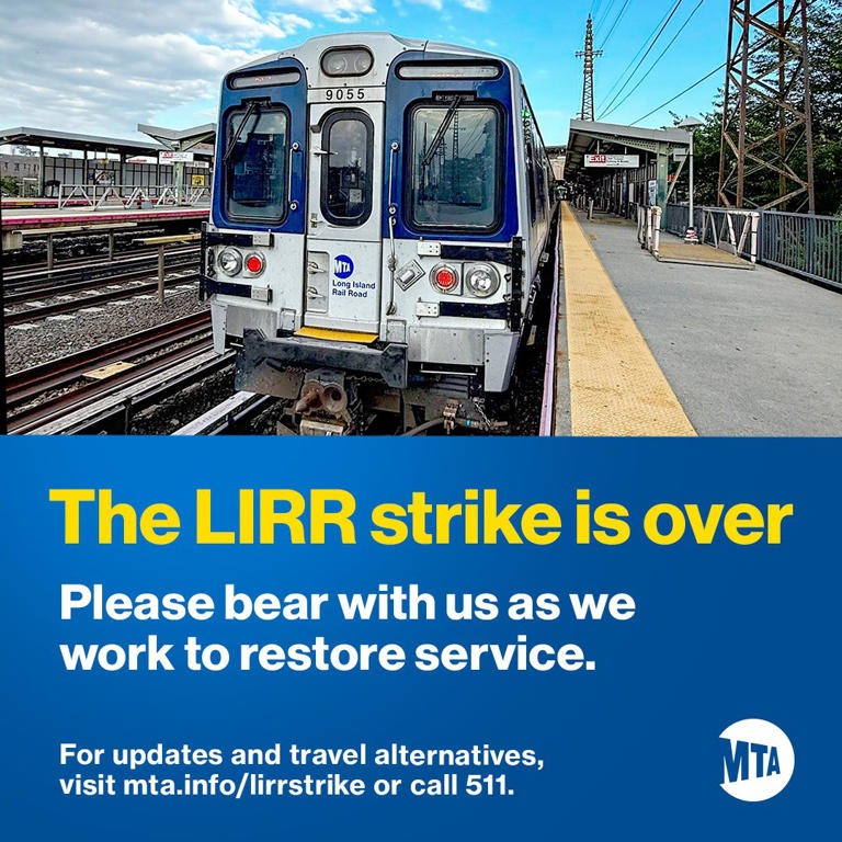LIRR service to resume Tuesday after MTA, unions agree on salary deal