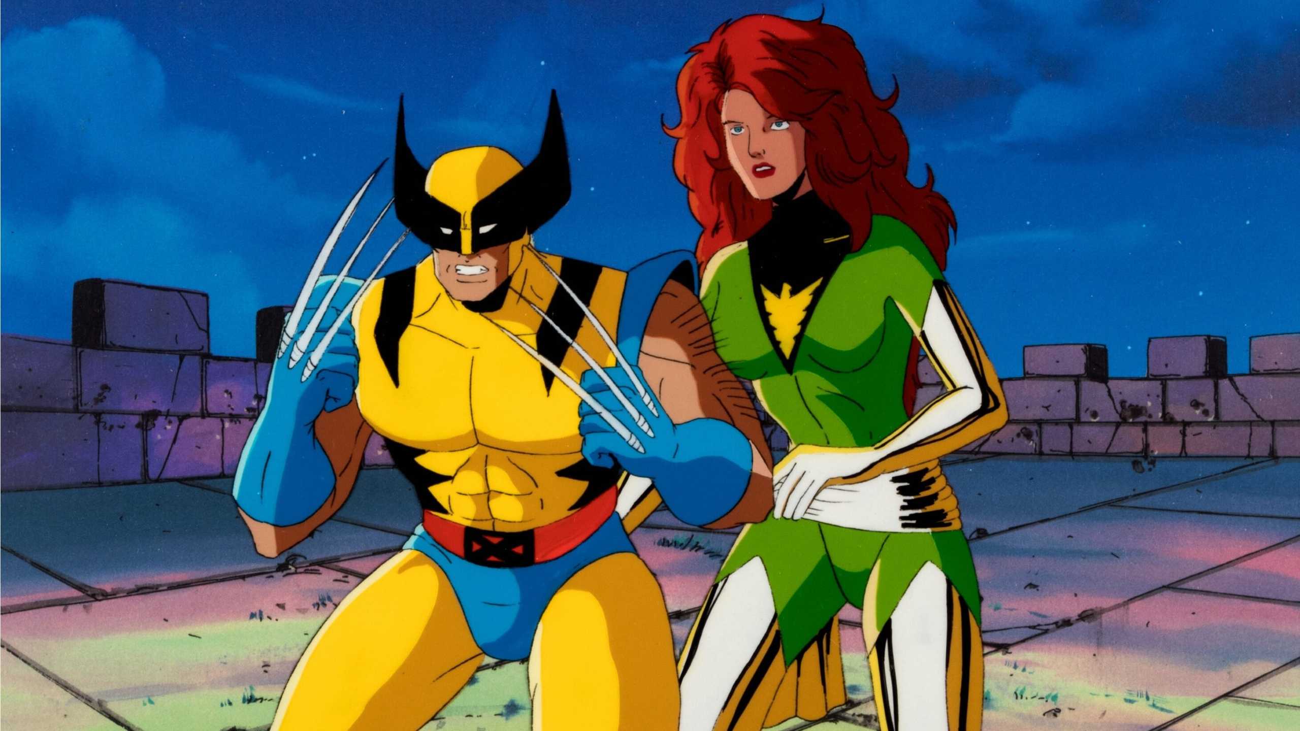 Wolverine and Jean Grey in X-Men: The Animated Series