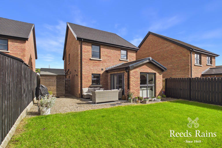Three bedroom detached property in Carrickfergus with enclosed rear garden