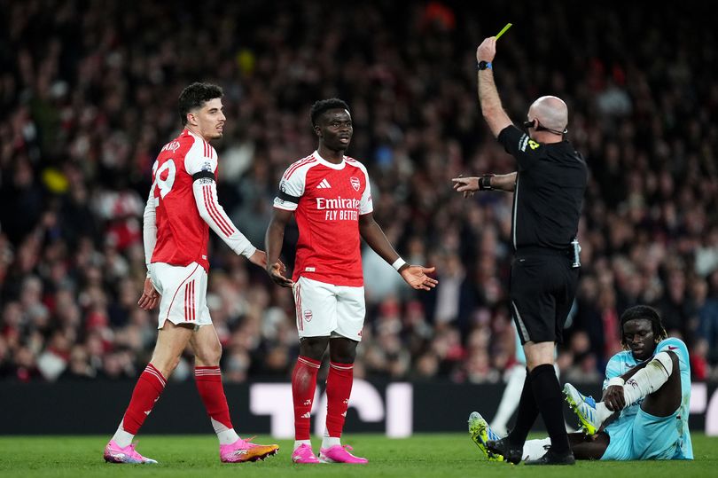 Premier League explain Arsenal red card controversy as Gary Neville says 'it's horrible'