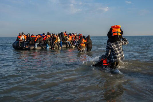 Migrants Attempt Channel Crossing In Small Boats