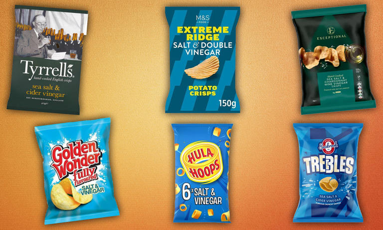 The best salt and vinegar crisps revealed in taste test of 40 popular ...