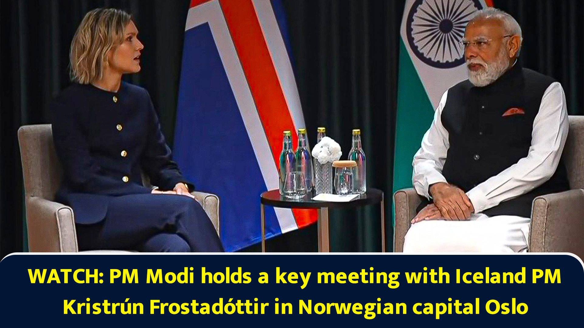 Watch: PM Modi holds a key meeting with Iceland PM Kristrún ...