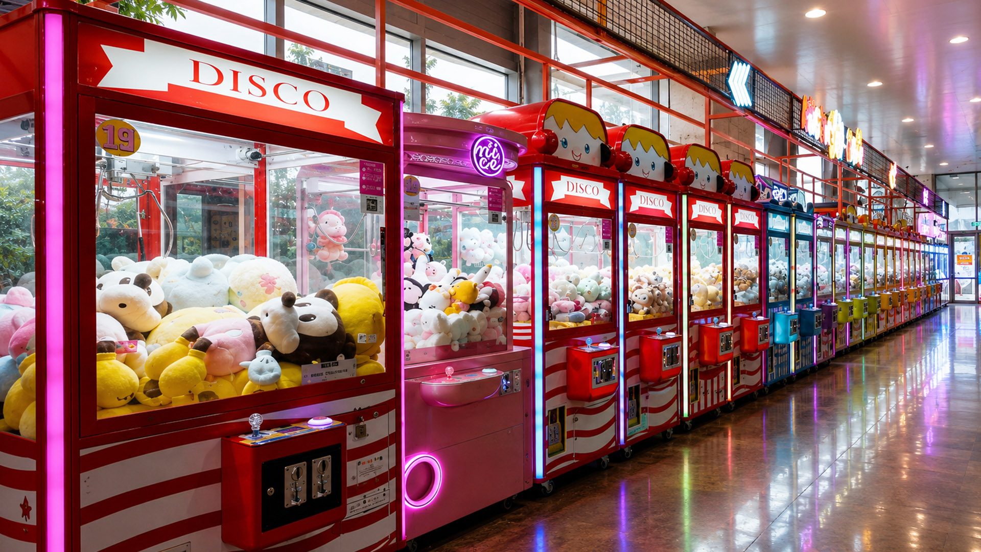 Ein Blick in Chinas buntes Arcade mit unzähligen Plüschtieren