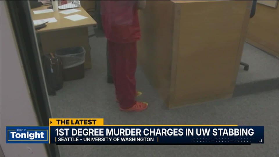Video: UW stabbing suspect charged with first-degree murder