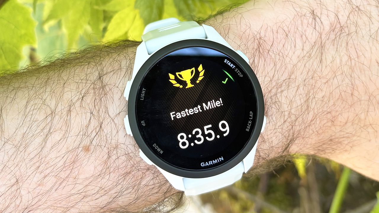 I just took my first jog with Garmin’s new entry-level Forerunner 70