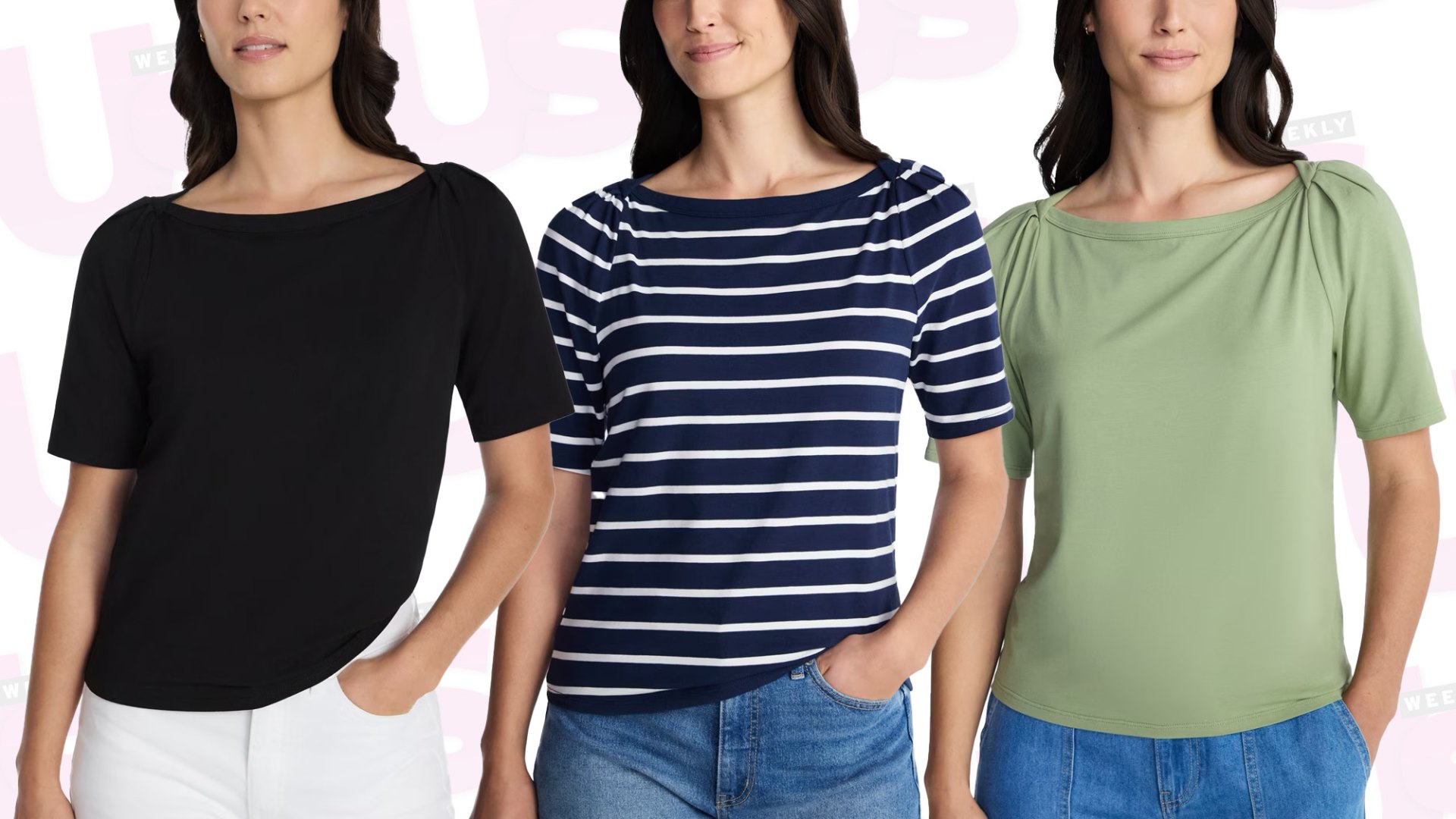 This French girl-inspired tee is a 'must' for covering up arms
