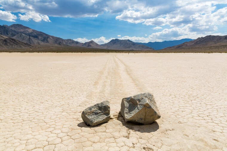 The mystery of the sailing stones in Death Valley
