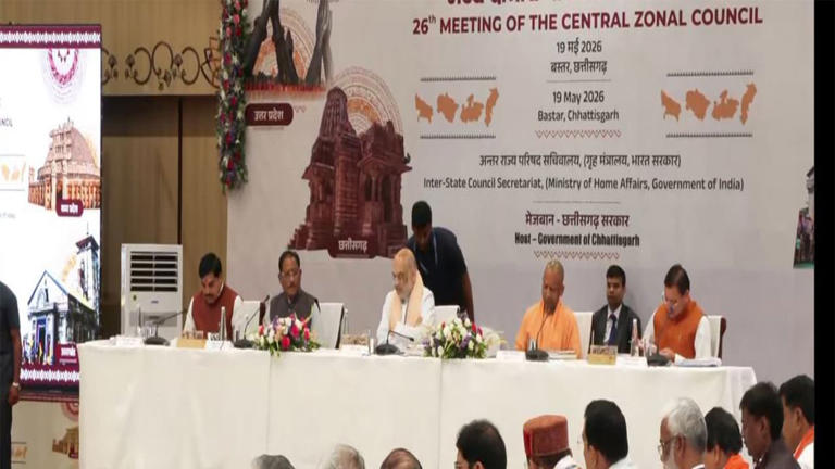 Amit Shah chairs Central Zonal Council meet in Chhattisgarh's Bastar