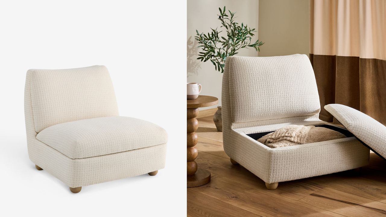 Next's stylish new armchair comes with clever hidden storage – it's a ...