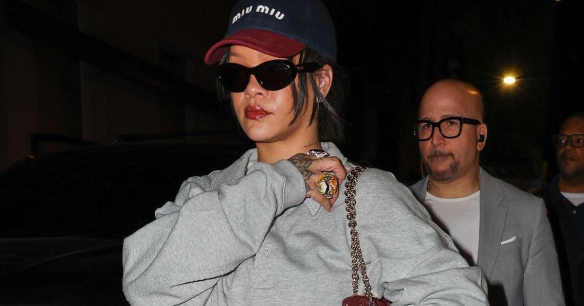 Rihanna gives casual micro shorts look a $4K Dior bag upgrade