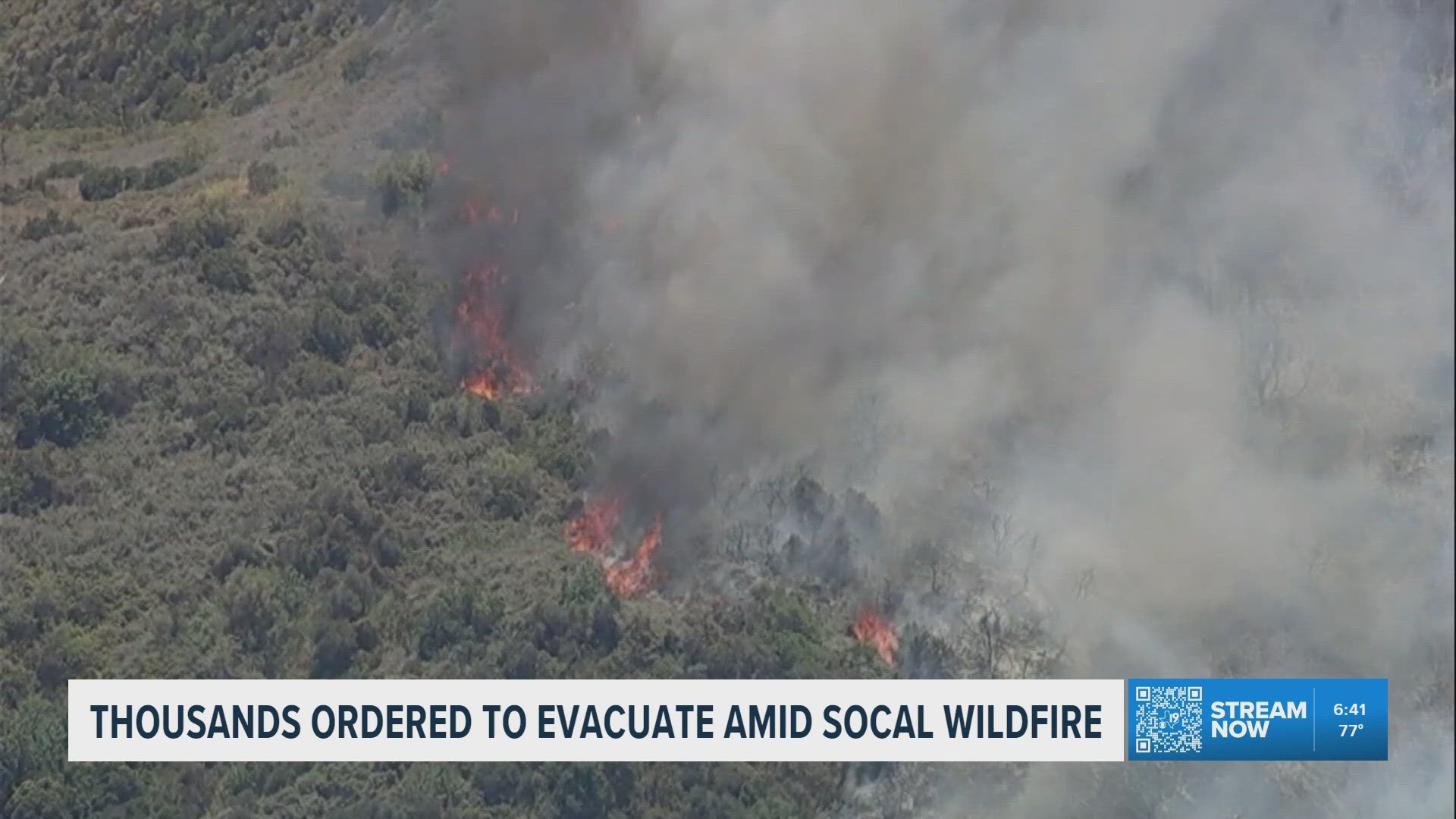 Sandy Fire forces evacuations in Southern California as flames spread