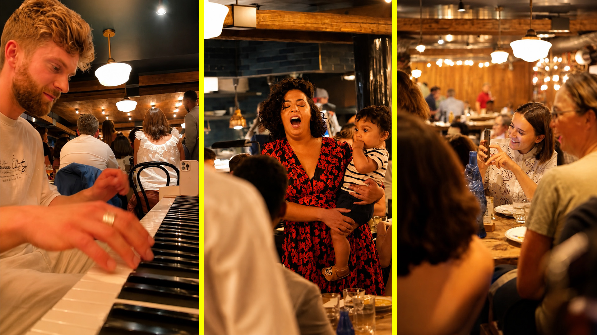 An unexpected opera performance in a French restaurant