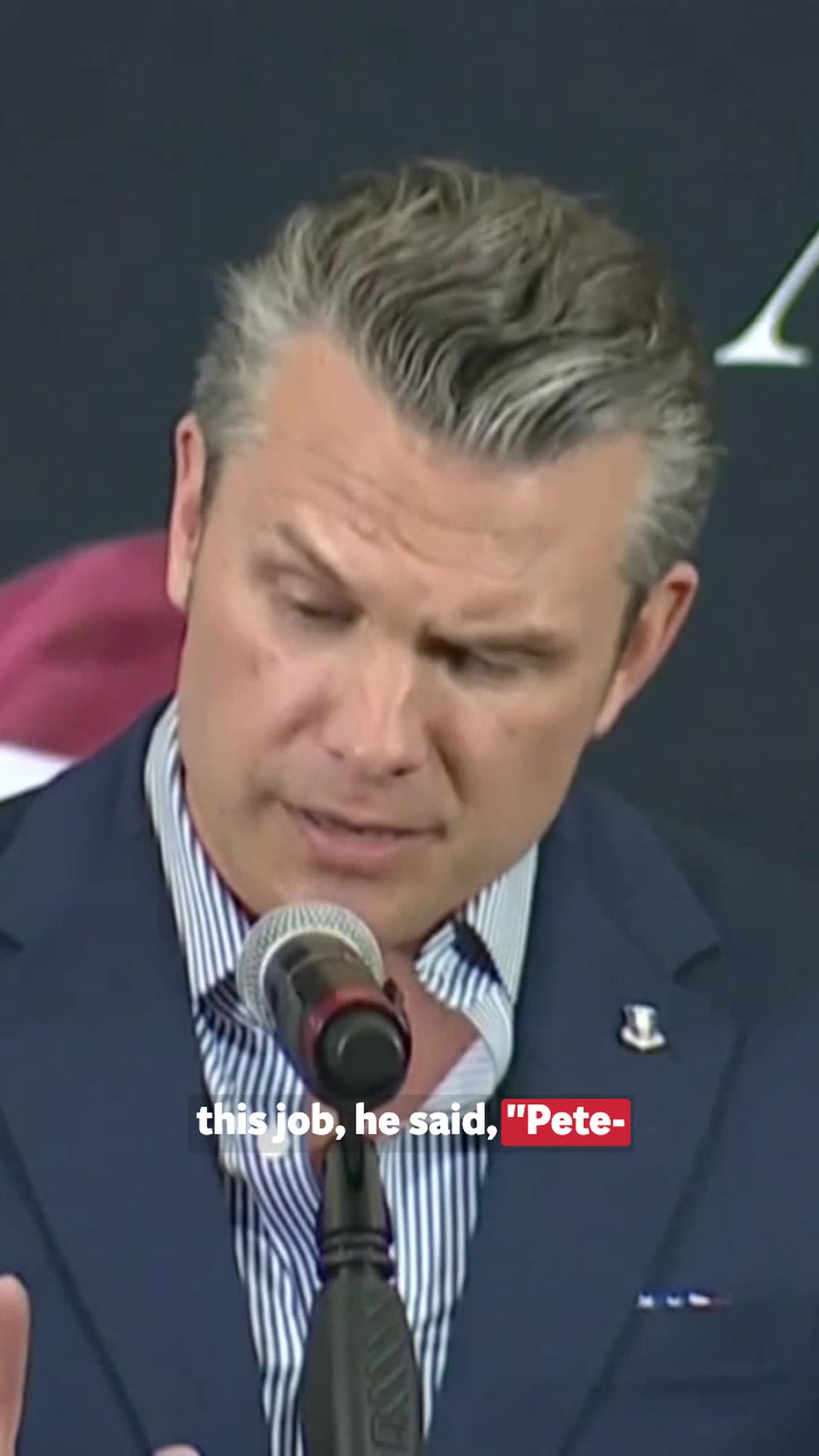 Pete Hegseth delivers his best Trump impression at campaign rally