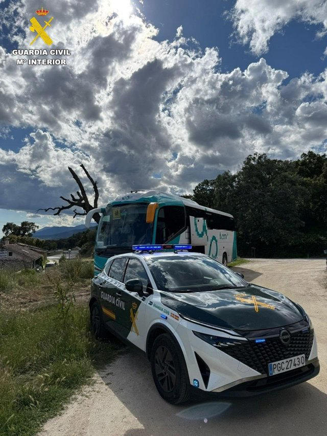 Da positivo en alcohol y drogas el conductor de un autobús escolar de Ávila