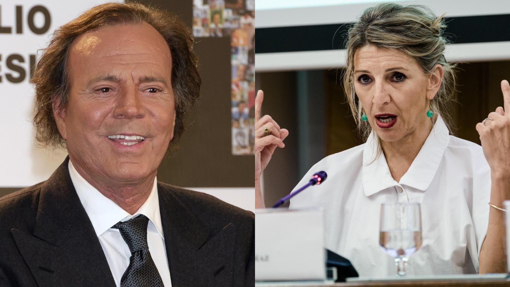 Julio Iglesias se querellará contra Yolanda Díaz en el Tribunal Supremo ...
