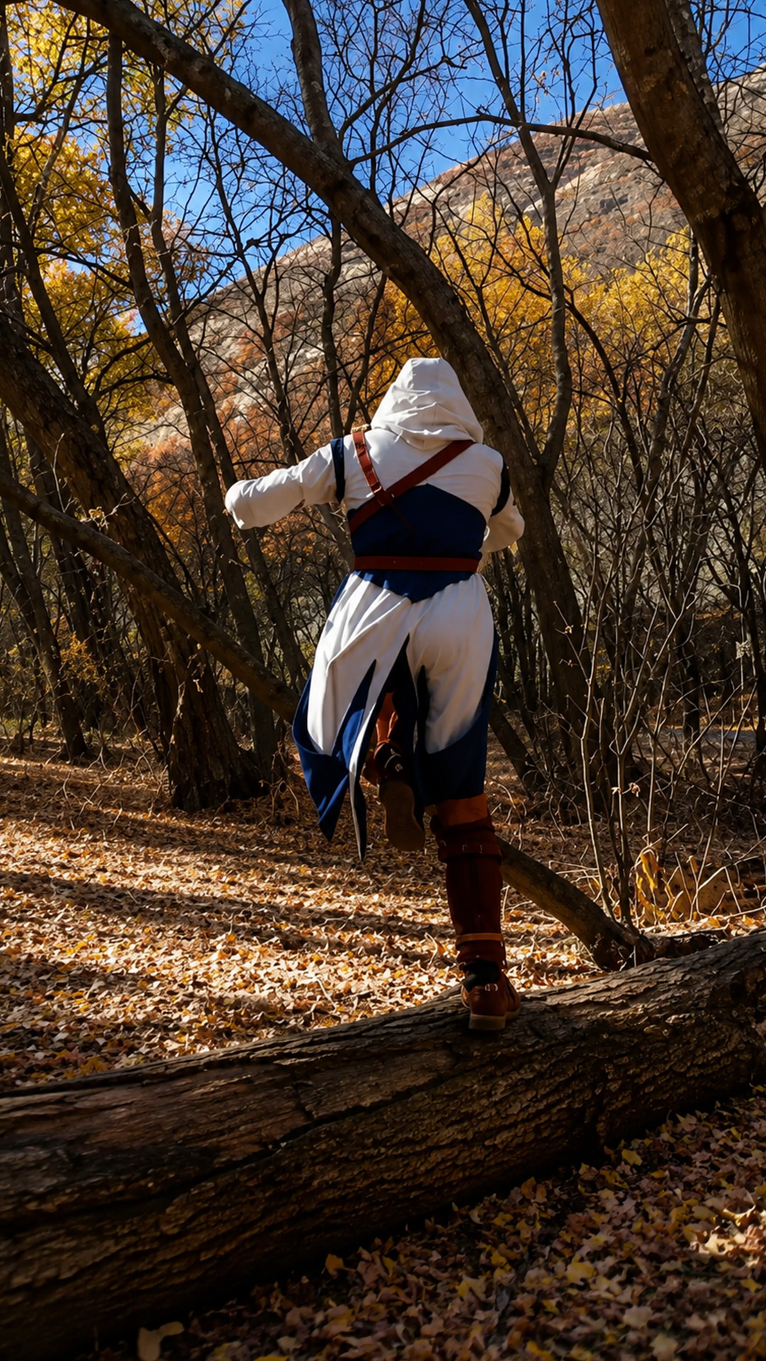 How this forest action scene is captured on camera