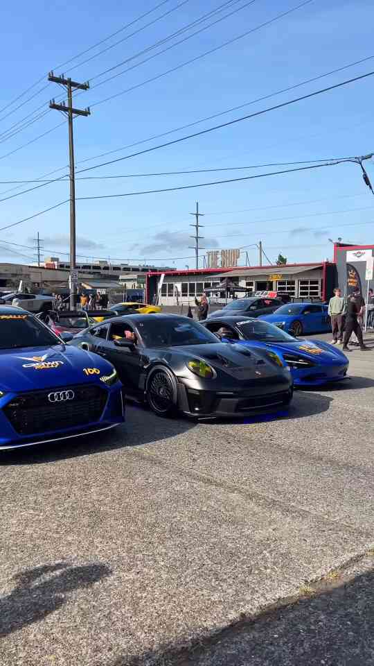 Supercar rally send-off with Ferrari, McLaren and Lamborghini