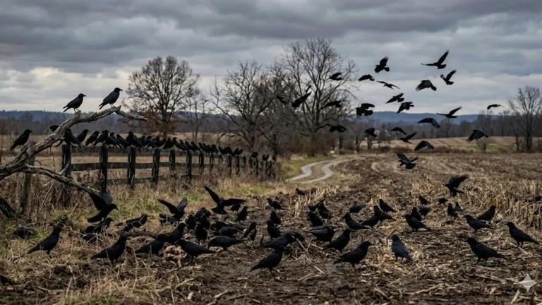 Why crows are considered the smartest birds in the world and seem to ...