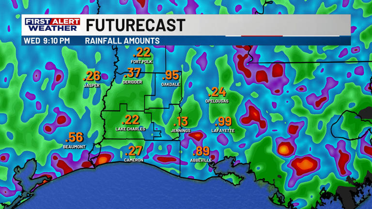 First alert forecast: Mostly dry Tuesday ahead, showers and storms set ...