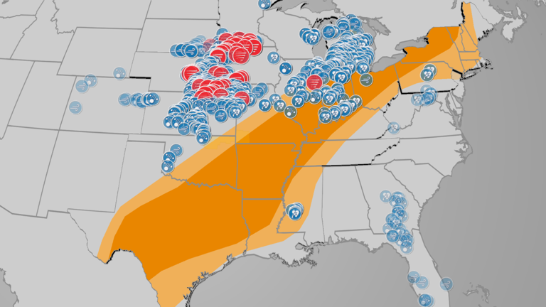 Severe weather outbreak finishes Tuesday with storms possible from ...