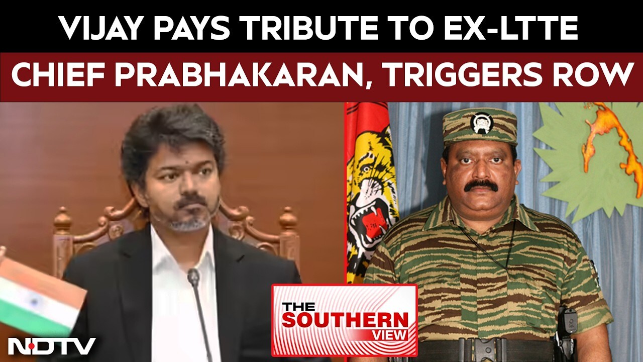 CM Vijay triggers row with tribute to late LTTE chief Prabhakaran ...