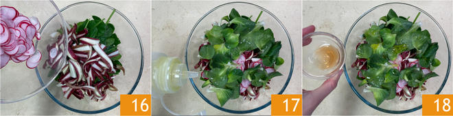 Spring vegetables on cannellini bean puree