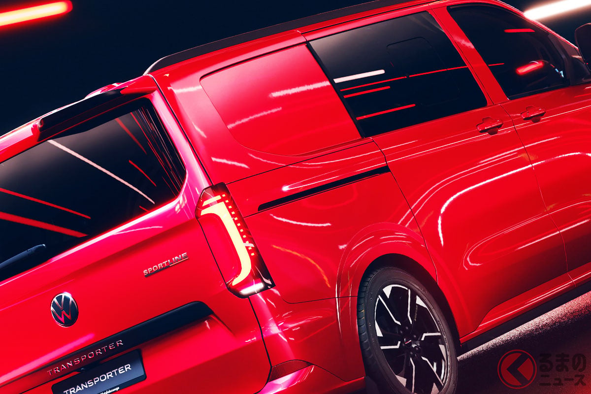 VW「スポーツライン」商用バン、SNSで話題沸騰！国産ミニバンと比較も