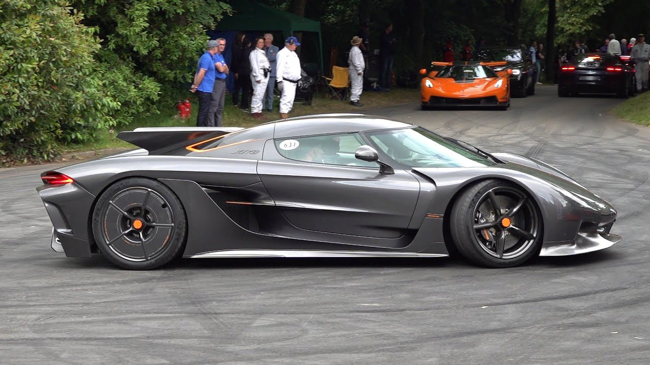 Koenigsegg Jesko Absolut unleashing brutal hypercar power at Goodwood