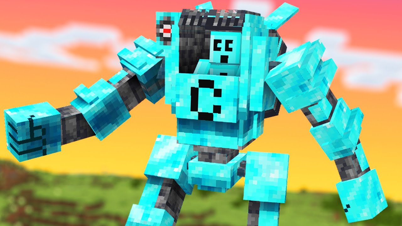 Building giant custom mechas to dominate the dangerous Minecraft world