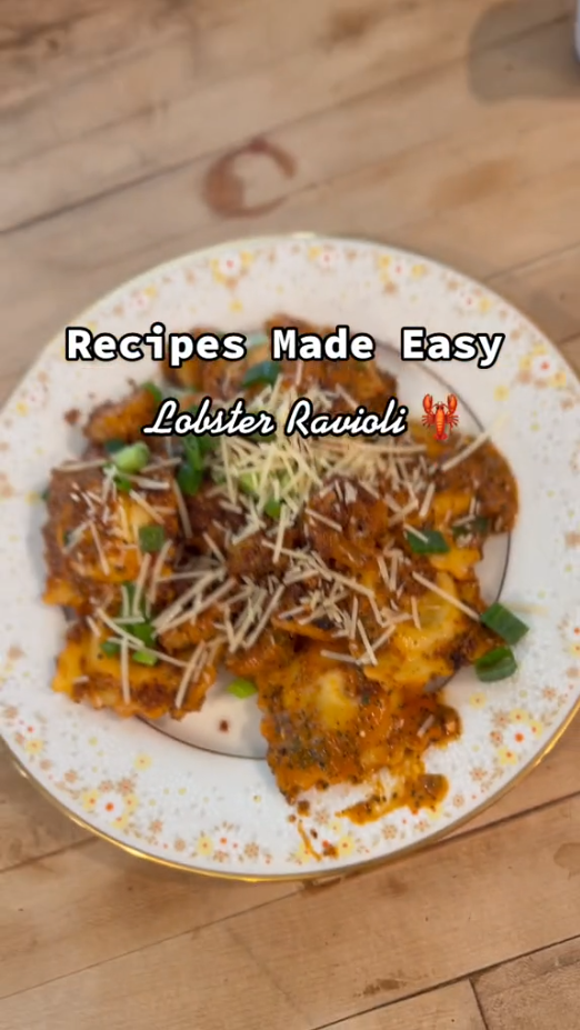 Easy lobster ravioli for a special dinner