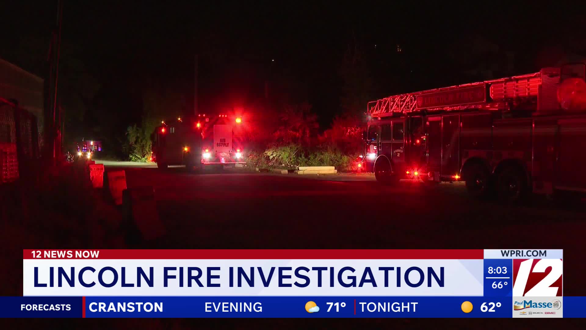 Crews respond to fire in Lincoln