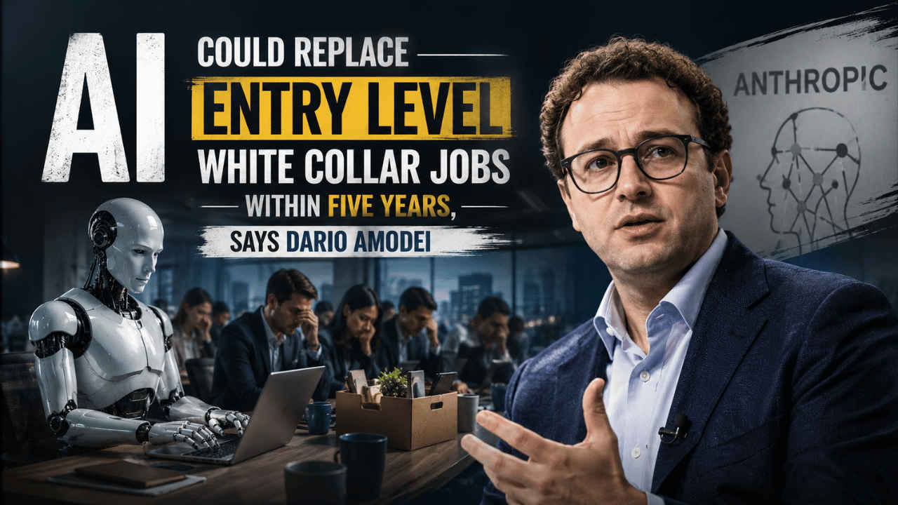 AI could replace entry level white collar jobs within five years, says ...
