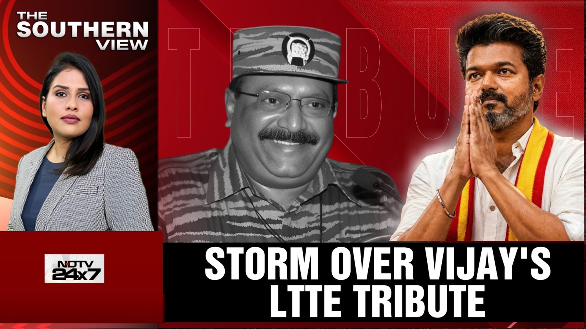 Vijay pays tribute to ex-LTTE chief, BJP targets Rahul Gandhi, TVK responds