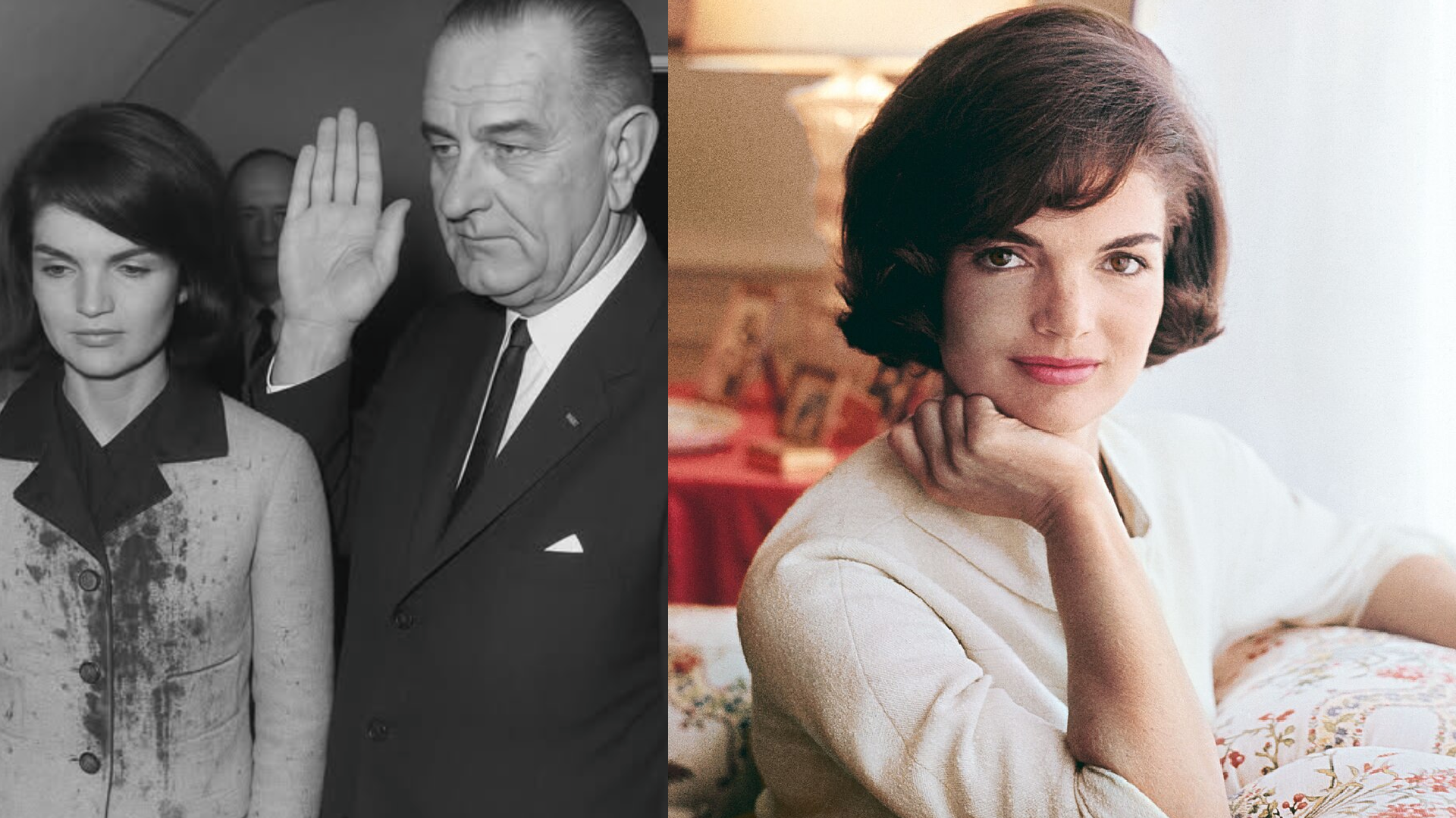 The first lady in the blood-stained outfit as the 