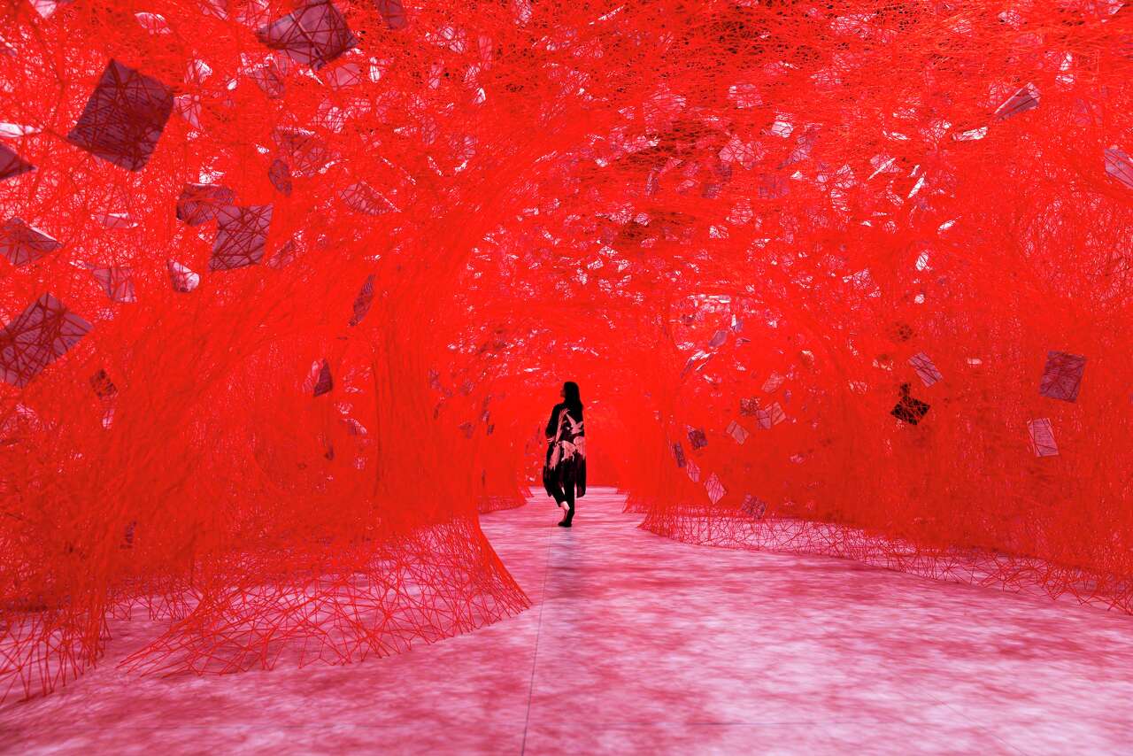 'She rips your heart out': This Japanese artist's fiery red ...