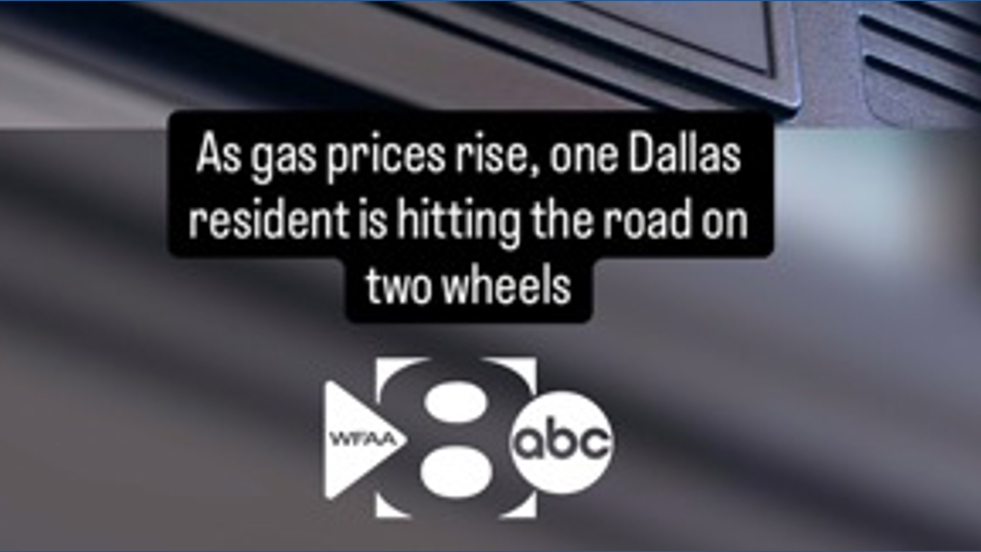 As gas prices rise, one Dallas resident is hitting the road on two wheels