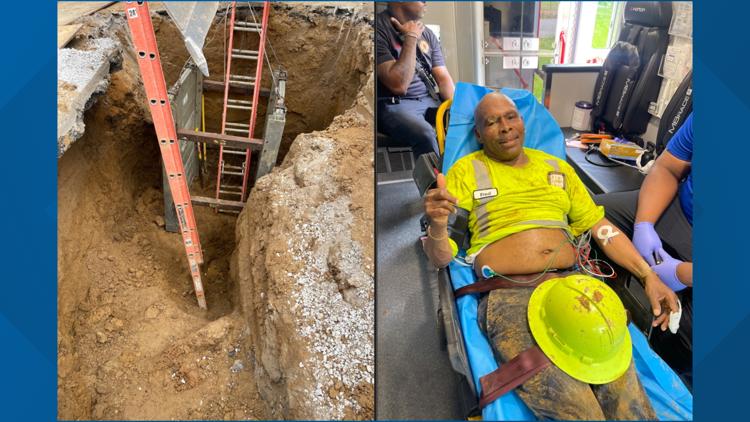 Memphis Fire rescues man trapped in trench collapse, buried up to his neck