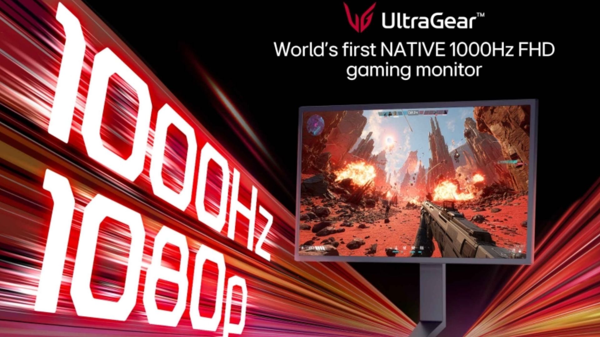 LG unveils world's first native 1,000Hz UltraGear gaming monitor