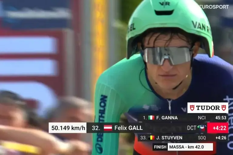 Felix Gall suffers major blow in Giro time trial, but why did he go for ...