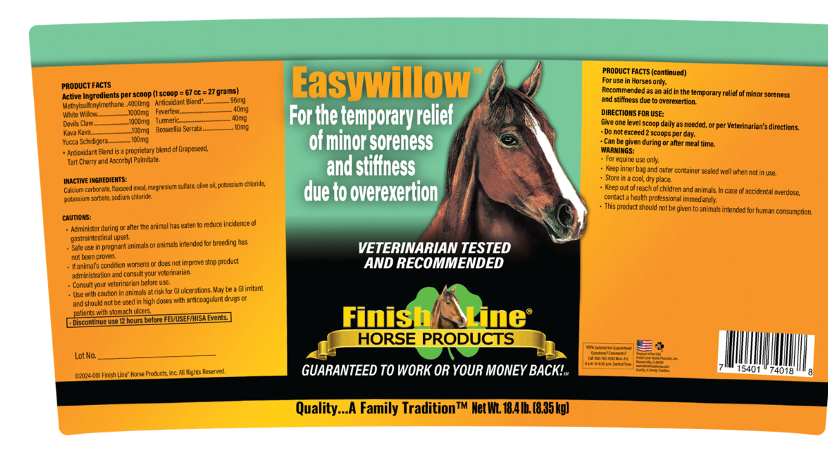 Finish Line announces reformulation of Easywillow product