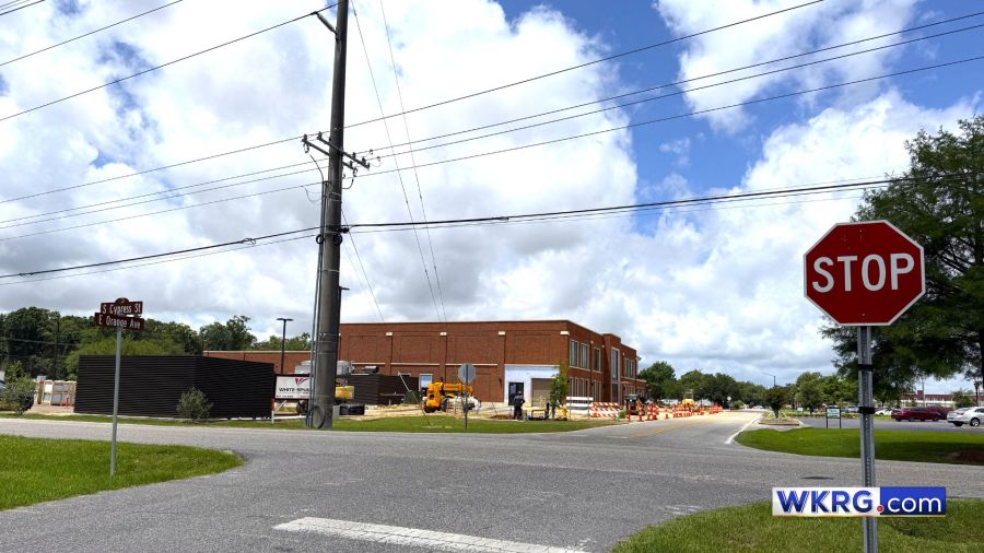 Foley adding four-way stop sign near new library