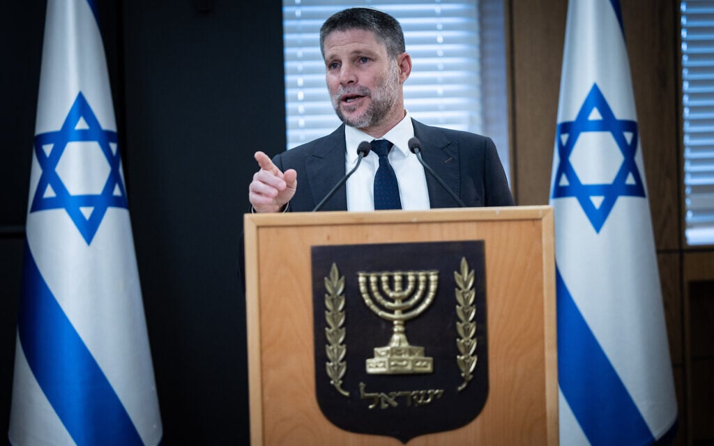 Smotrich says ICC prosecutor has requested warrant for his arrest ...