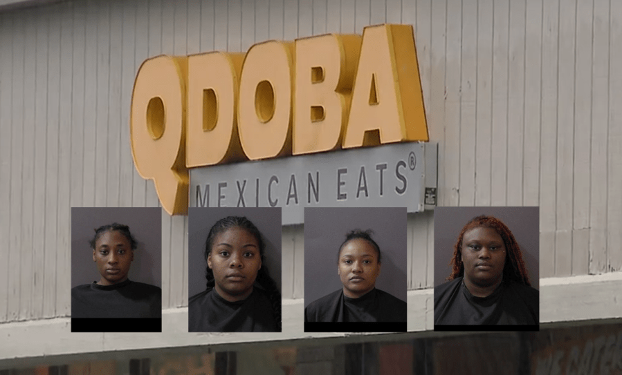 Women accused of trying to attack, stab pregnant Qdoba worker