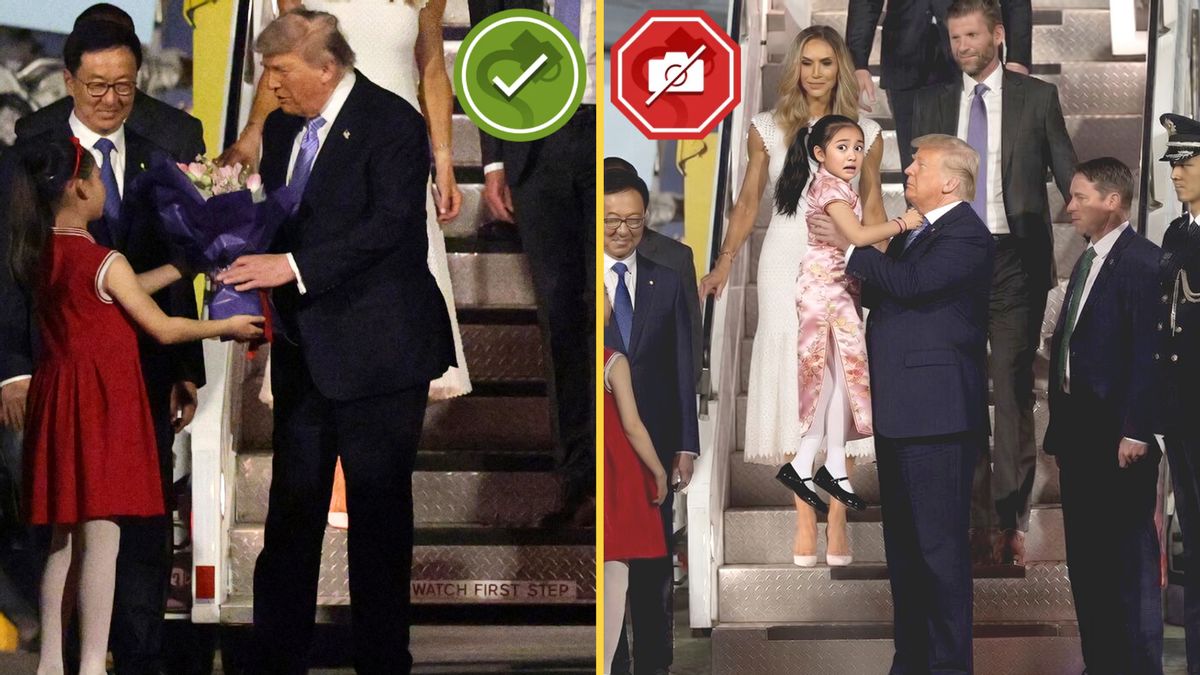 Fake Image of Trump with Young Girl During China Visit Exposed