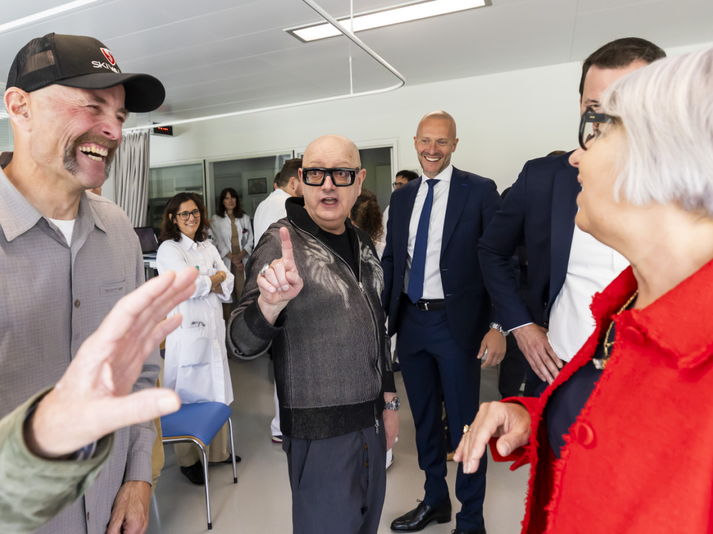 Baume-Schneider à la rencontre de transplantés aux HUG à Genève